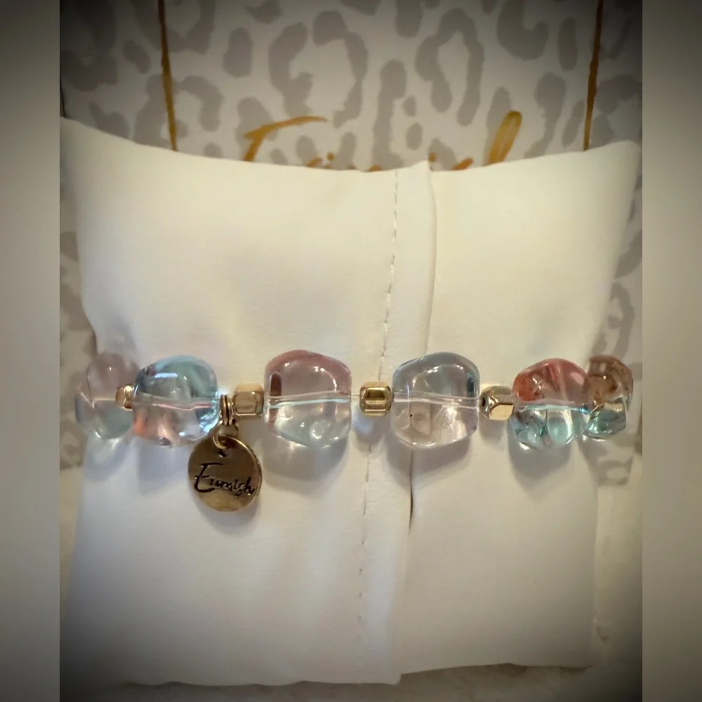 New ERIMISH Bracelet - Teal, Coral & Gold - Picture 3 of 3